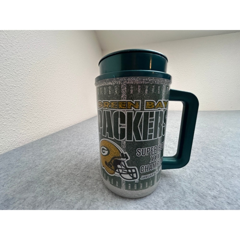 Green Bay Packers Super Bowl XXXI Champions Vintage Mug Kwik Trip Coca-Cola
